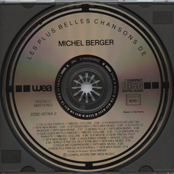 Michel Berger-Les Plus Belles Chansons De Michel Berger