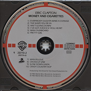 Eric Clapton-Money And Cigarettes
