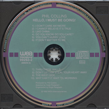 Phil Collins-Hello, I Must Be Going!