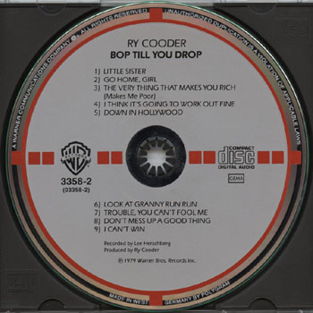 Ry Cooder-Bop Till You Drop