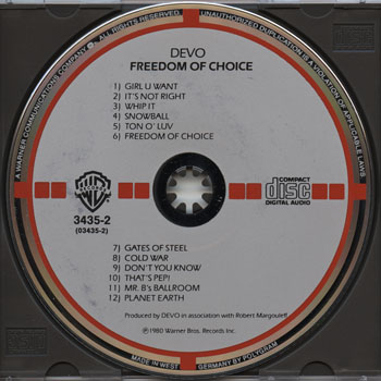 Devo-Freedom Of Choice