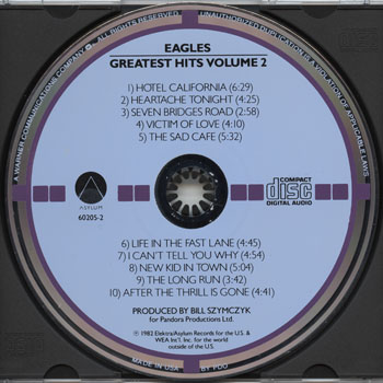 Eagles-Greatest Hits Volume 2