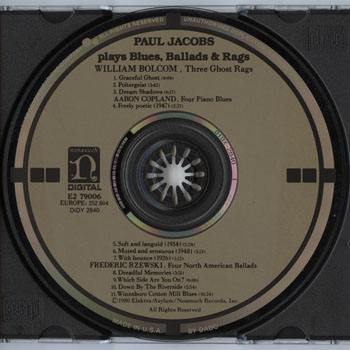 Paul Jacobs-Paul Jacobs Plays Blues, Ballads & Rags