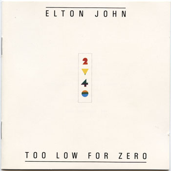 Elton John-Too Low For Zero