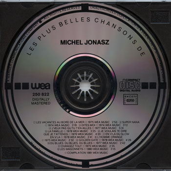 Michel Jonasz-Les Plus Belles Chansons De Michel Jonasz