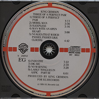 King Crimson-Three Of A Perfect Pair