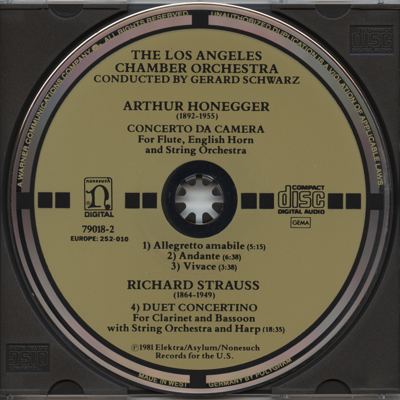 The Los Angeles Chamber Orchestra;Gerard Schwarz-