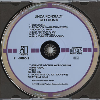 Linda Ronstadt-Get Closer