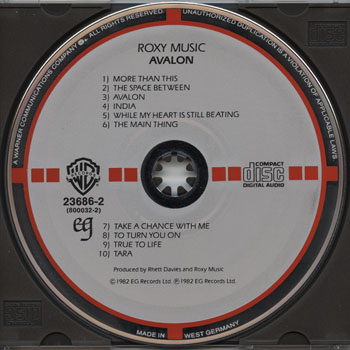 Roxy Music-Avalon