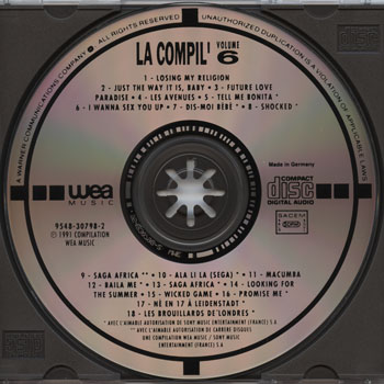 CMP-Compil', La - Volume 6 - 18 Hits Enchaines