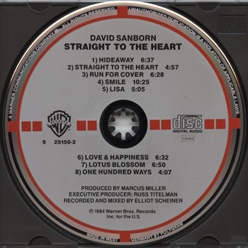 David Sanborn-Straight To The Heart