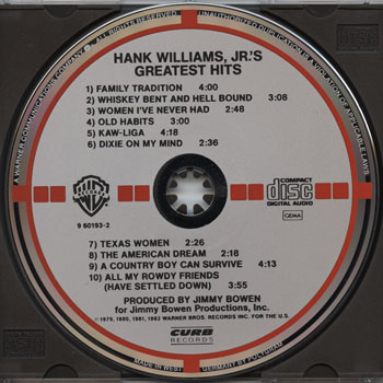 Hank Williams Jr.-Hank Williams Jr.'s Greatest Hits